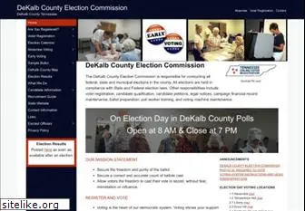 dekalbelections.com