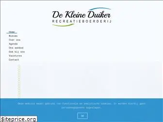 dekleineduiker.nl