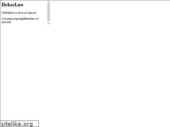 deksel.no