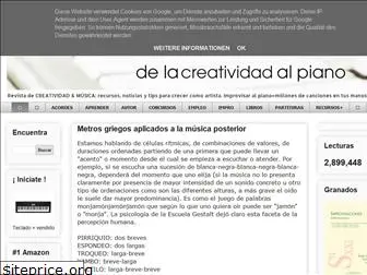 delacreatividadalpiano.com