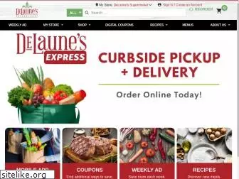 delaunessupermarket.com