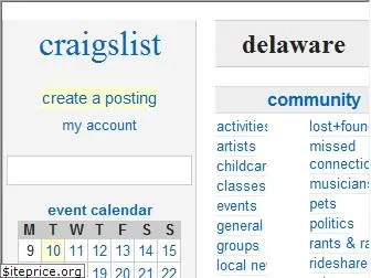 delaware.craigslist.org