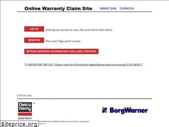 delcoremywarranty.com