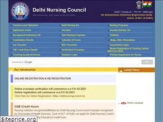 delhinursingcouncil.com