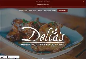 deliasbrickovenpizza.com