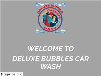 deluxebubblescarwash.com