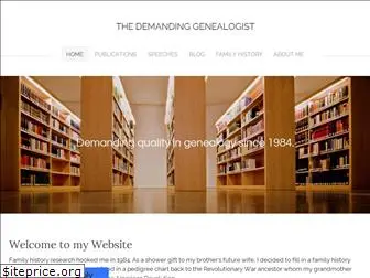 demandinggenealogist.com