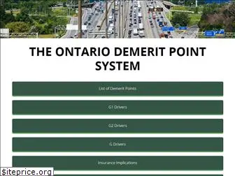 demerit-points.com