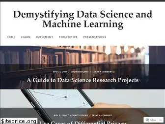 demystifymachinelearning.wordpress.com