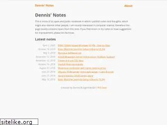 dennisnotes.com