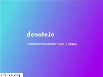 denote.io