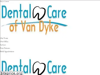 dentalcareofvandyke.com