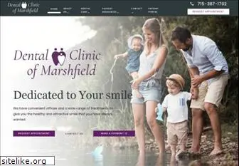 dentalclinicofmarshfield.com