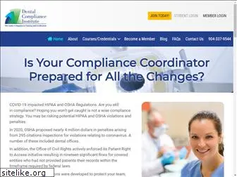 dentalcomplianceinstitute.com