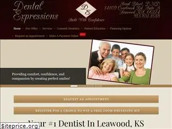dentalexpressionsleawood.com