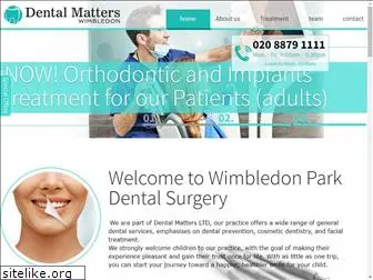 dentalmatters-wimbledon.co.uk