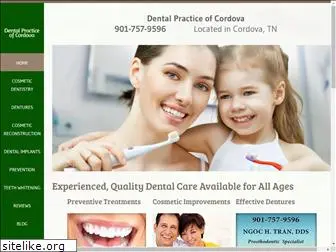 dentalpracticeofcordova.net