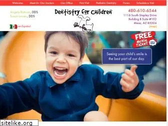 dentistryforchildrenaz.com