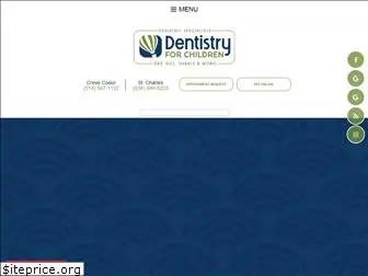 dentistryforchildrenstl.com