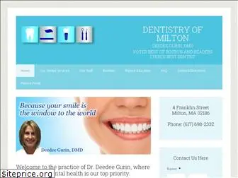 dentistryofmilton.com