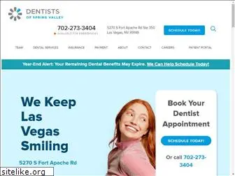 dentistsofspringvalley.com