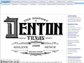 dentonhistory.net