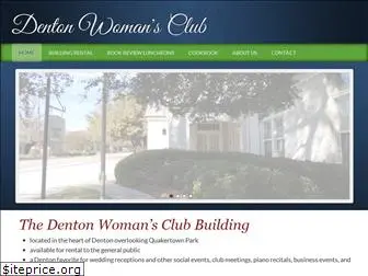 dentonwomansclub.org