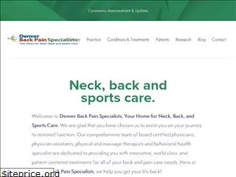 denverbackpainspecialists.com