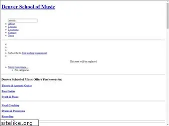 denverschoolofmusic.com