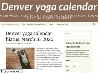 denveryogacalendar.com