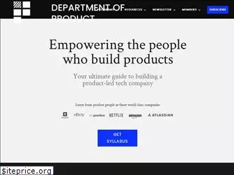 departmentofproduct.com