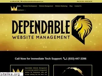 dependablewebsitemanagement.com