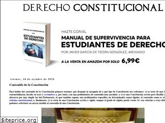 derechoconstitucional.es