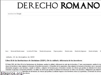 derechoromano.es