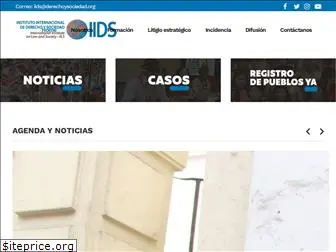 derechoysociedad.org