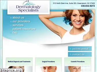 dermatologyspecialistsnc.com