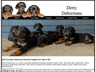 derrydobermans.com