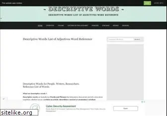 descriptivewords.org