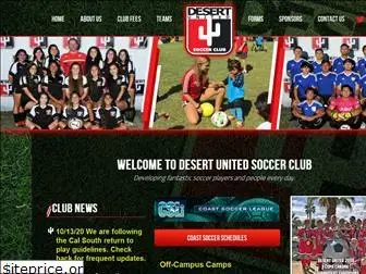 desertunitedsoccer.com