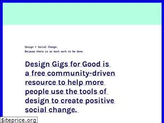 designgigsforgood.org