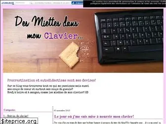 desmiettesdansmonclavier.com