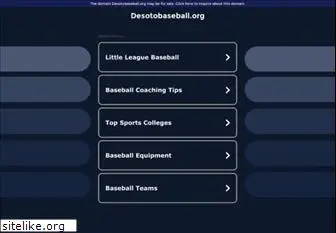 desotobaseball.org