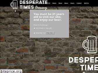 desperatetimesbrewery.com