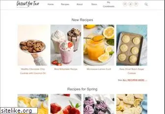 dessertfortwo.com