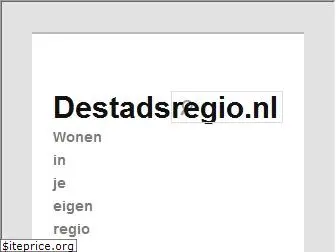 destadsregio.nl