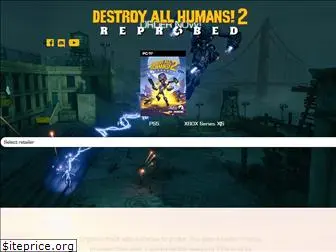 destroyallhumansgame.com