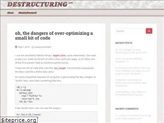 destructuring.net
