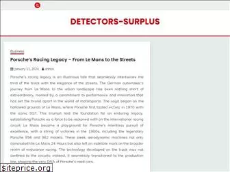 detectors-surplus.com