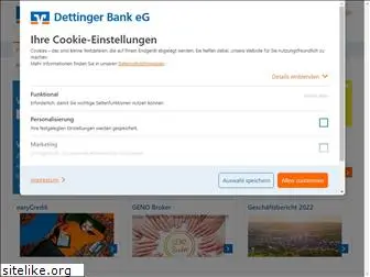 dettinger-bank.de