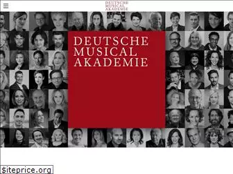 deutschemusicalakademie.de